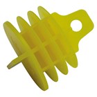 Endzapfen zu Elektro-Wellrohr M40 LDPE gelb