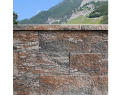 SANTURO Spaltstein-Landhausmauer 2-seitig gespalten muschelkalk