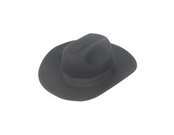 Hut schwarz aus Filz