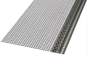 Steinfix PVC-Randabschlussprofil Netz Länge 2 m Höhe 22 mm