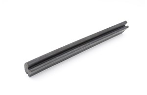 Profil-Gummi-Leiste PGL3/R62 350 mm lang, schwarz, 2 Kerben