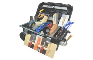 Gipser Werkzeugkiste Kunststoff mit 39 Werkzeugen